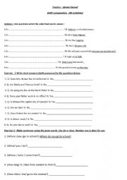 English Worksheet: worksheet with over 40 activities 