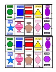 English Worksheet: shapes