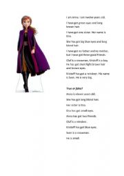 English Worksheet: Describing people