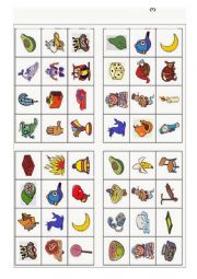 English Worksheet: BINGO - PART 2