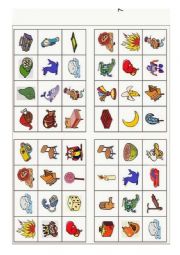 English Worksheet: BINGO - PART 3