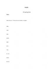 English Worksheet: Telling The Time