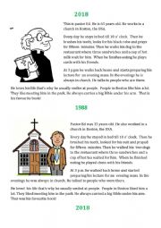English Worksheet: Pastor ED