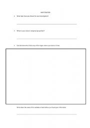 English Worksheet: Dance Performance Review Template