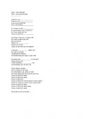 English Worksheet: Love is all around you Song