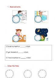 time worksheet