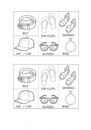 Shoes and accessories- Vocabulary