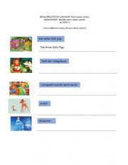 English Worksheet: Classic tales
