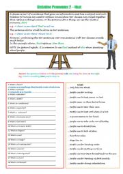 That - Relative Pronouns 2