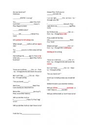 English Worksheet: Are you bored yet? Fill in the gaps.