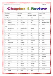 English Worksheet: 6 GRADE