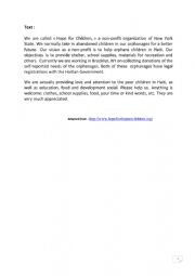 English Worksheet: End of Term Test 3 (7th form)