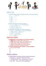 English Worksheet: homework