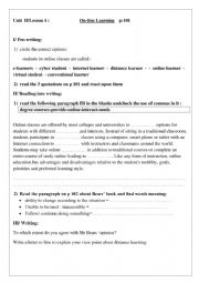 English Worksheet: lesson 2 