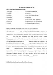 English Worksheet: narrative tenses through Peppa Pig 