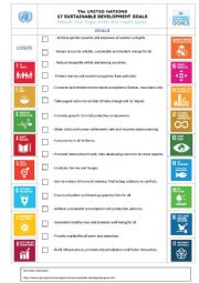 UN sustainable development goals