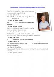 English Worksheet: Present Simple