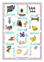 Plural Nouns Puzzle 2