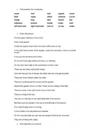 English Worksheet: Listening
