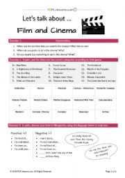 Film & Cinema Lesson