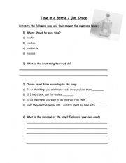 English Worksheet: Listening comprehension 