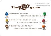 The M&M game