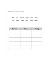 English Worksheet: worksheet