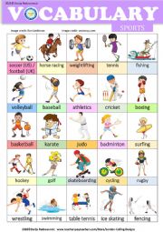 Sport Vocabulary