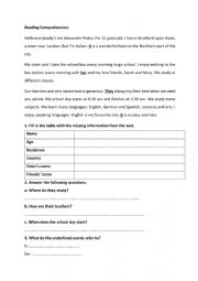 English Worksheet: 7th Form Remedy & Review (G 1 & G 2)