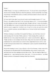 English Worksheet: full term test n1 bac (sciences)