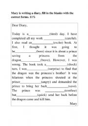 English Worksheet: Adjective and Adverbs