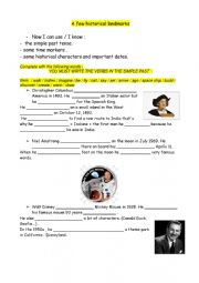 English Worksheet: Historical characters 