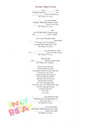 English Worksheet: Friday I�m in love - The Cure