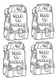 English Worksheet: school