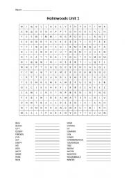 Word search weather and seasons