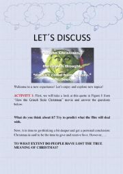 English Worksheet: CHRISTMAS MEANS A LITTLE BIT MORE