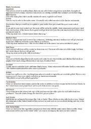 English Worksheet: Meals Vocabulary