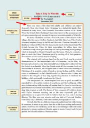 English Worksheet: Parts of a Film Review