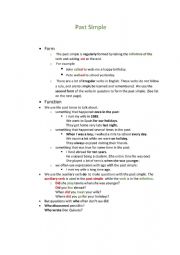 English Worksheet: Past Simple Grammar 