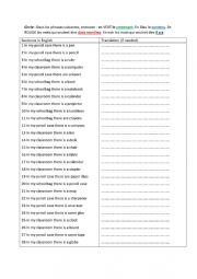 English Worksheet: match classroom language exercises 