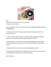 English Worksheet: Travel blogs