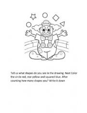 English Worksheet: Counting