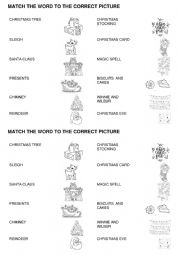 English Worksheet: Winnie and Wilbur meet Santa