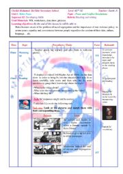 English Worksheet: Martin Luther King Speech Lesson Plan