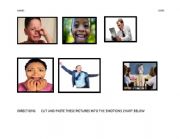 English Worksheet: emotions chart 