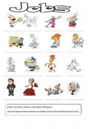 English Worksheet: jobs 