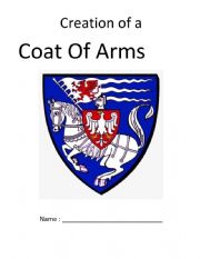 English Worksheet: Coat of arms project