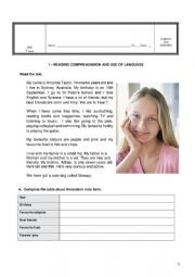 English Worksheet: personal identification 2