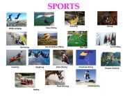 English Worksheet: SPORTS