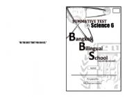 English Worksheet: science quiz